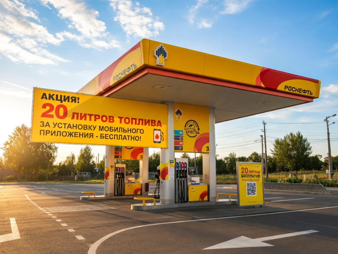 Приложение АЗС Роснефть
